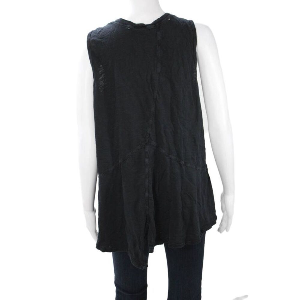 Wilt Womens Sleeveless Tunic Tank Top Black Cotton Blend Crew Neck Size L - Picture 3 of 4